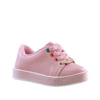 Tenis-Casual-Rosa-Kids-Star-|-Molekinha-Tamanho--18---Cor--ROSA-0